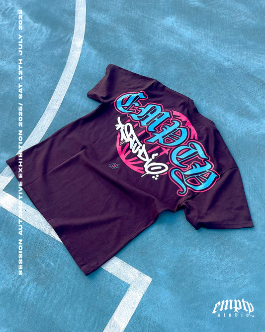 Glish Heavy Tee - Plum